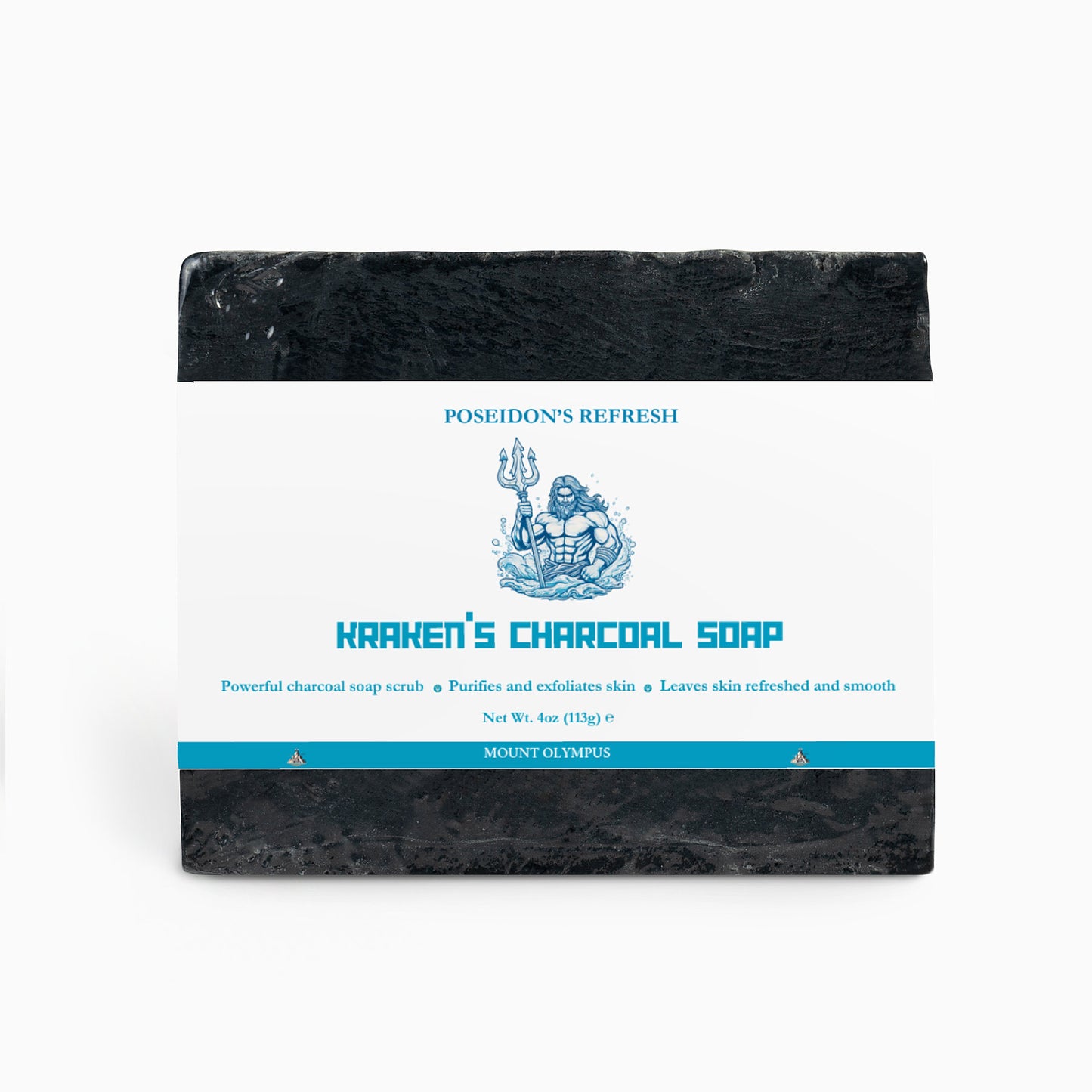 Poseidon Refresh: Kraken’s Charcoal Soap