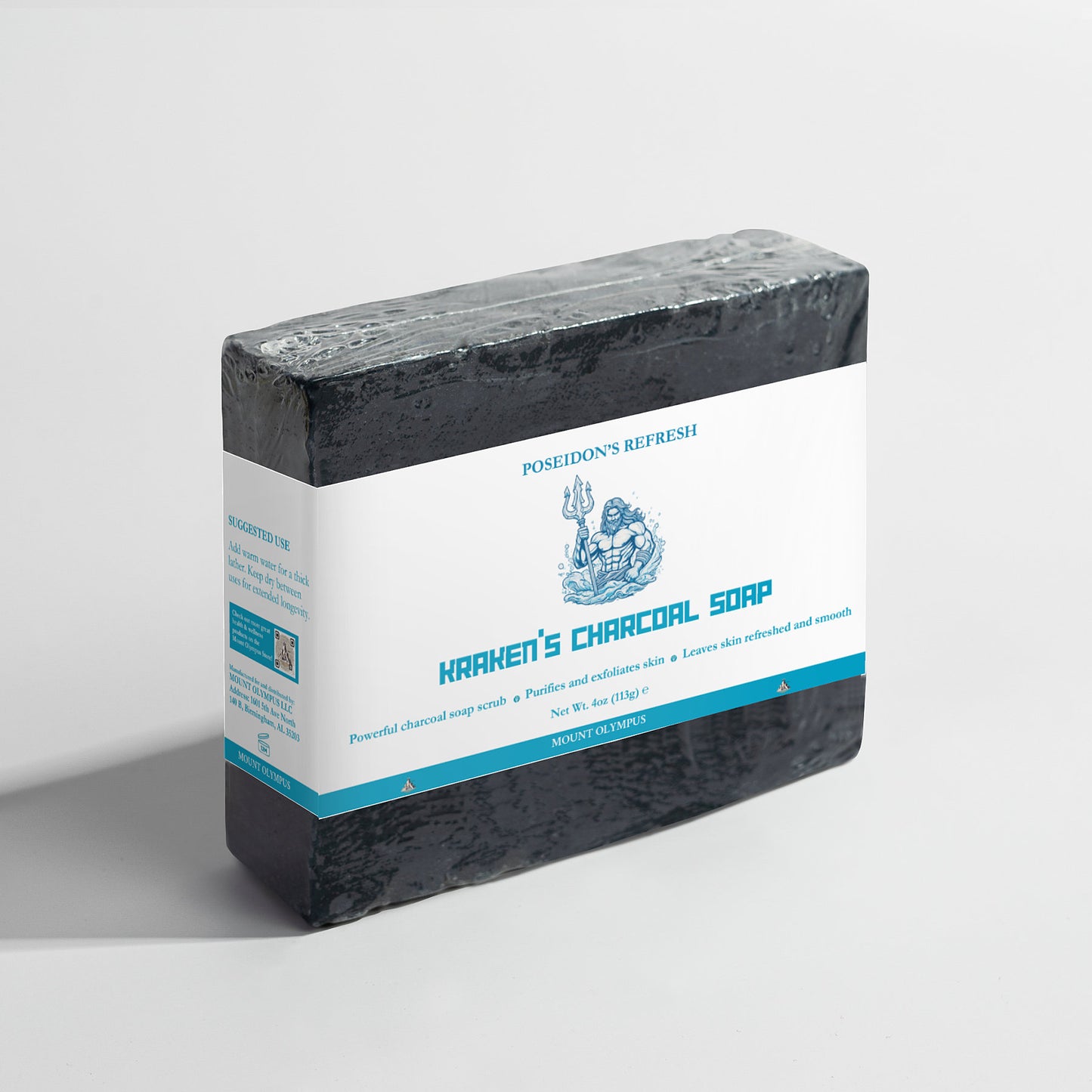 Poseidon Refresh: Kraken’s Charcoal Soap