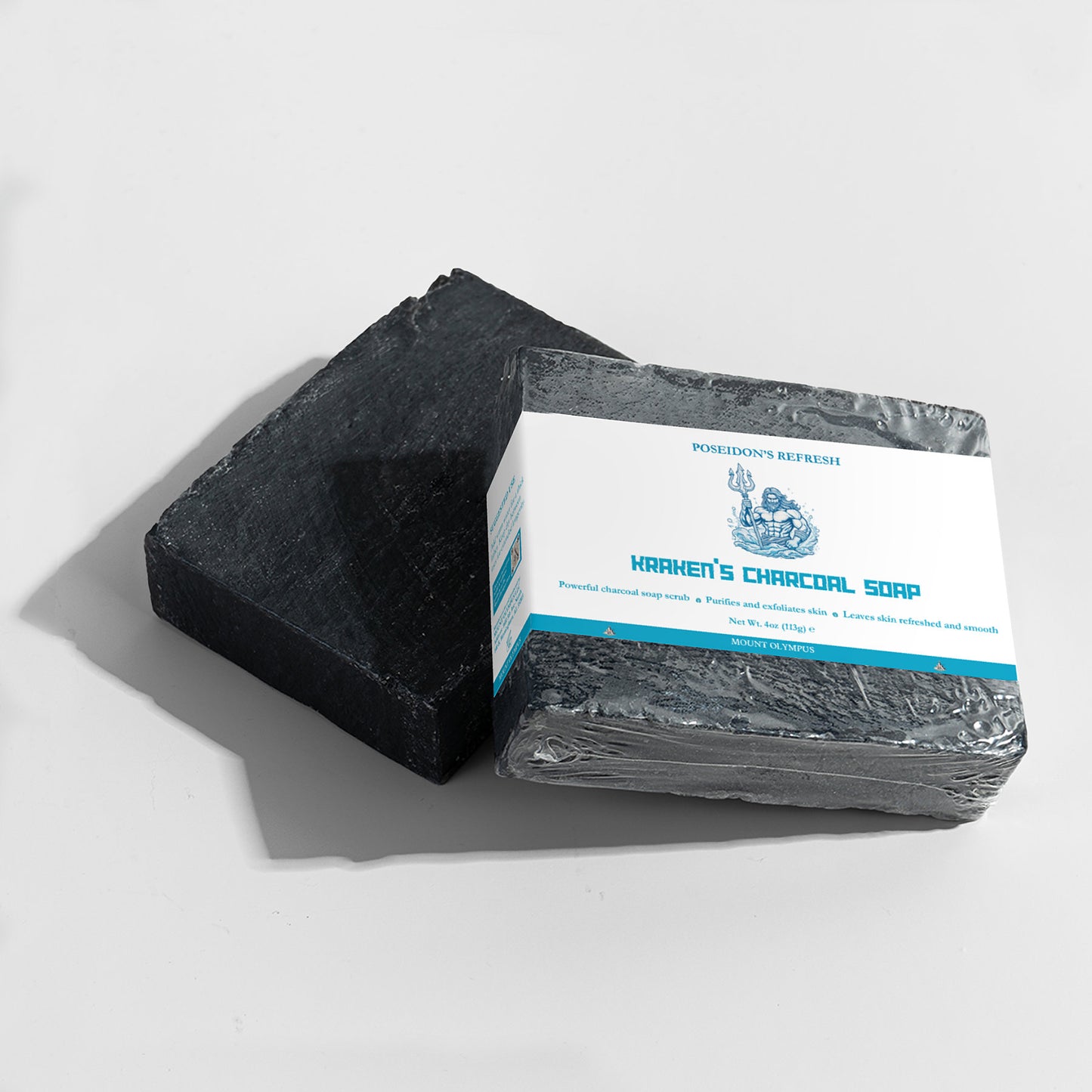 Poseidon Refresh: Kraken’s Charcoal Soap