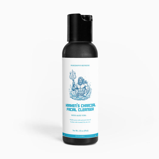 Poseidon Refresh:  Kraken’s Charcoal Facial Cleanser