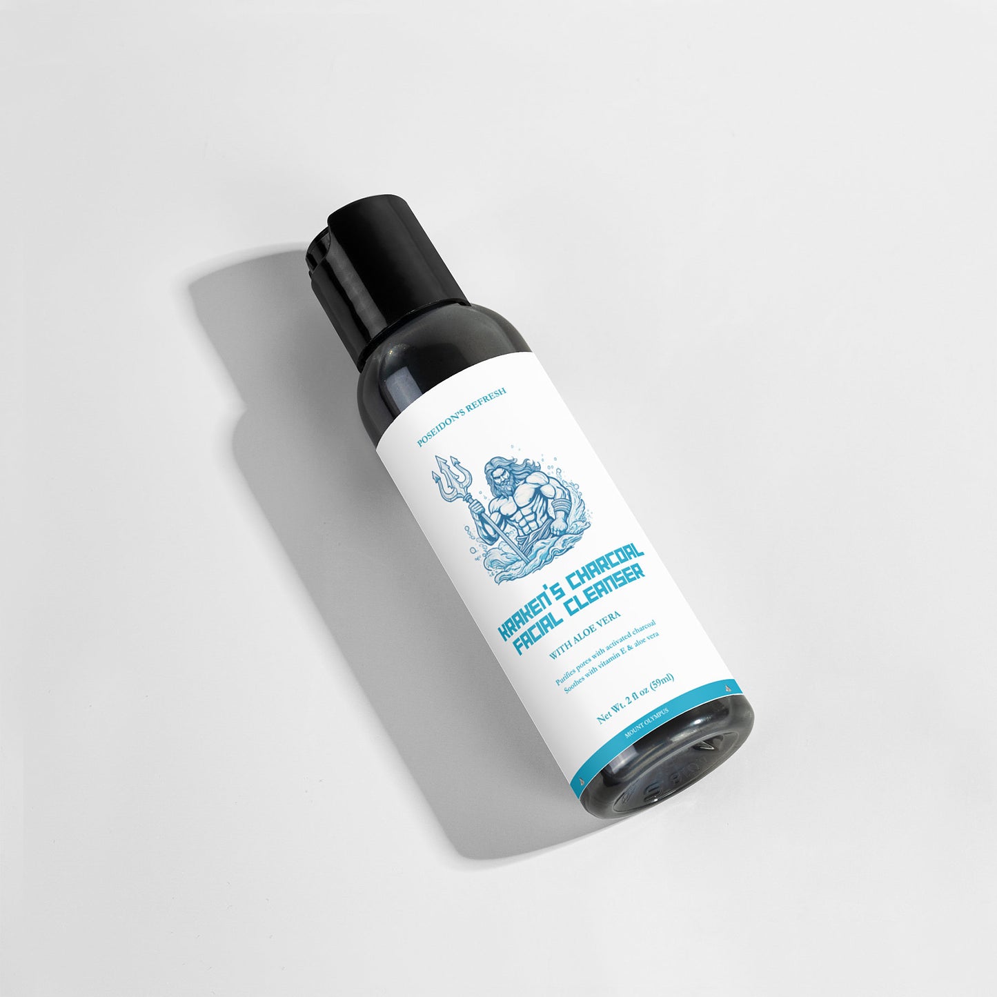 Poseidon Refresh:  Kraken’s Charcoal Facial Cleanser